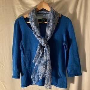 Ralph Lauren silk shirt and top set